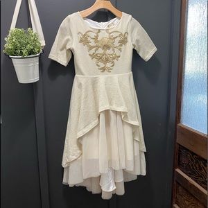 Joyfolie, Gold Dress, Size 10